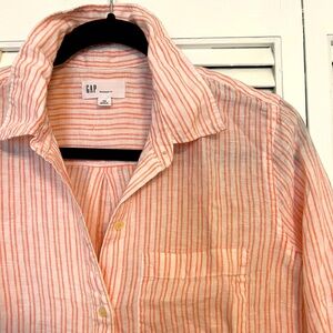 Gap Linen Boyfriend Shirt